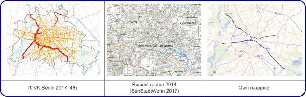 Figure 4 From Traffic Flows Into Berlin and Within Berlin to Four Focal Routes 1024x326
